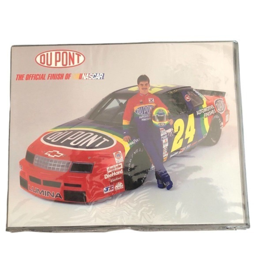 Jeff Gordon #24‎ Dupont Chevy Lumina NASCAR Driver Card 1993 10x7